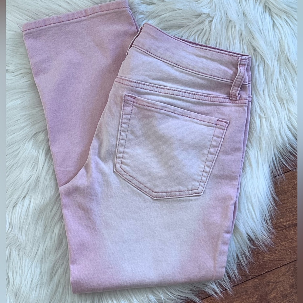 SO® Peachy Pink Stretch Capri Jeans-Size 5